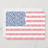 Fun Stars and Stripes Summer 2e verjaardag Kaart (Achterkant)