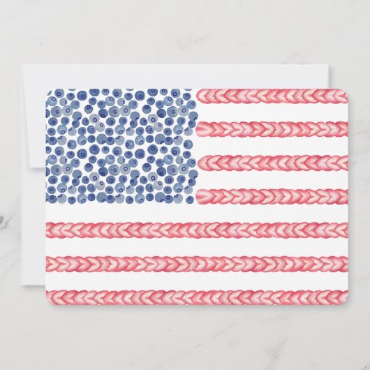 Fun Stars and Stripes Summer 2e verjaardag Kaart (Achterkant)