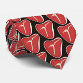 Fun Steak-huispatroon getild stropdas (Opgerold)