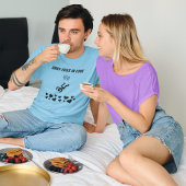 Fun Stick Figuur Mensen Herfsten in liefde T-shirt