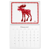 Fun Sticker Design - Grote agenda Kalender (Feb 2027)