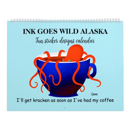 Fun Sticker Design - Grote agenda Kalender (Hoes)