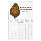 Fun Sticker Design - Klein kalender (Jan 2027)