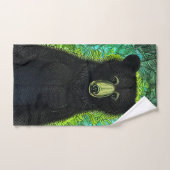Fun Storybook Little Black Beer Bad Handdoek (Handdoek)