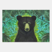 Fun Storybook Little Black Beer Inpakpapier Vel (Voorkant 2)