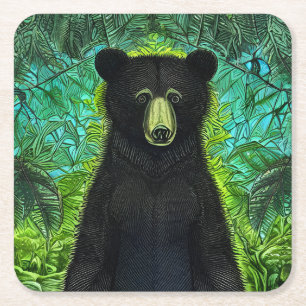 Fun Storybook Little Black Beer Kartonnen Onderzetters