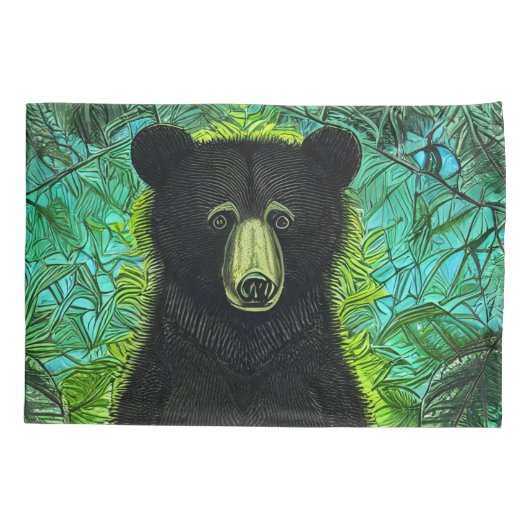 Fun Storybook Little Black Beer Kussensloop (Achterkant)