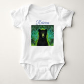 Fun Storybook Little Black Beer Romper (Voorkant)