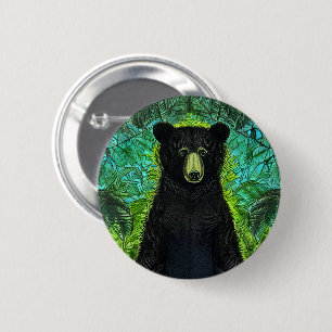 Fun Storybook Little Black Beer Ronde Button 5,7 Cm