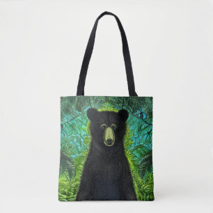 Fun Storybook Little Black Beer Tote Bag