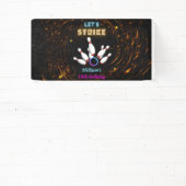 Fun Strike coole blauwe sporten Bowling 10e verjaa Spandoek (Insitu)