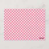 Fun Stripe en Polka Dot vlag Bunting Briefkaart (Achterkant)