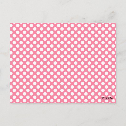 Fun Stripe en Polka Dot  vlag Bunting Briefkaart (Achterkant)