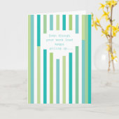 Fun Stripes Dag voor Administratieve Professionals Kaart (Gele Bloem)