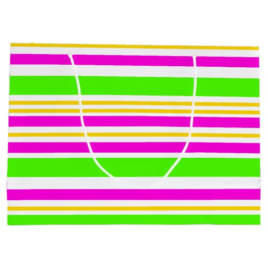 Fun Stripes Large Cadeautasje (Achterkant)