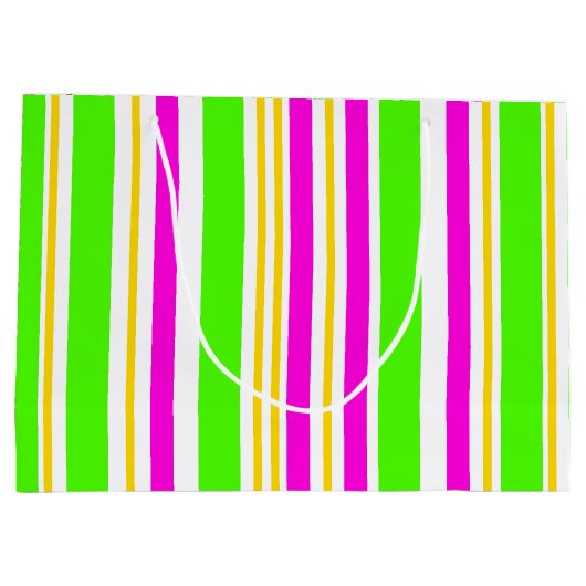 Fun Stripes Large Cadeautasje (Achterkant)