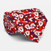 Fun stropdas kerstkerstontwerp (Opgerold)