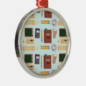 Fun Stuff Writers Metalen Ornament (Rechts)