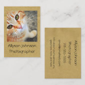 Fun Style Uw foto-Visitekaartjes Visitekaartje (Voorkant / Achterkant)