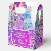 Fun Sugar Skulls Hispanic Fiesta Indigo Violet Bedankdoosjes (Geopend)