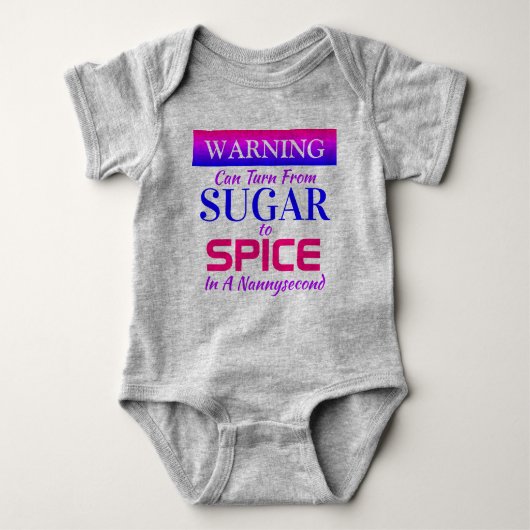 Fun Sugar to Spice Toddler of Baby Bodysuit (Voorkant)