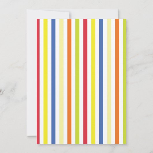 Fun Summer Cocktail Party Invitation Kaart (Achterkant)