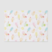 Fun Summer Ice Cream Birthday Party Tissuepapier (Voorkant)