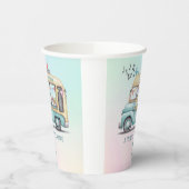 Fun Summer Ice Cream Truck Birthday Party  Papieren Bekers (Links)
