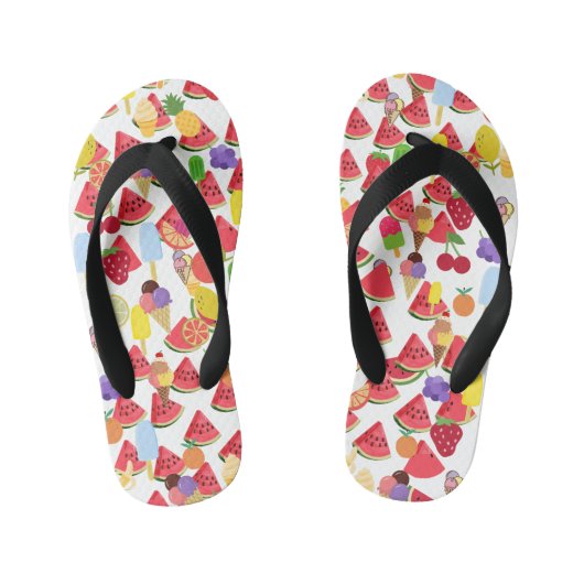 Fun Summer Kinder Teenslippers (Voetbed)