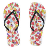 Fun Summer-patroon Teenslippers (Voetbed)