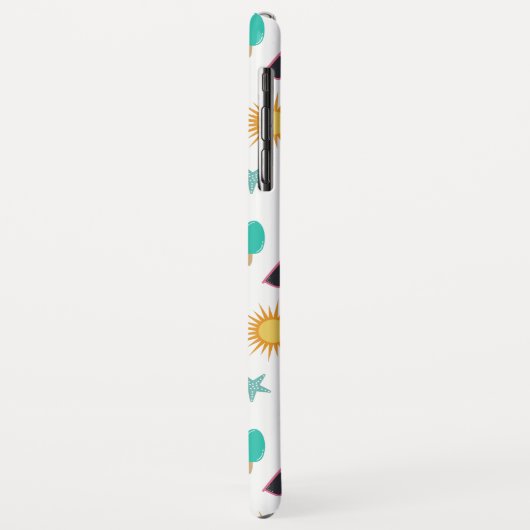 Fun Summer Pattern Case-Mate iPhone Case (Achterkant/links)