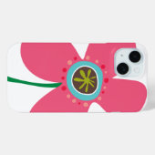 Fun Summer Pink Daisy Pop Flower Whimsical & Cute Case-Mate iPhone Case (Achterkant (horizontaal))