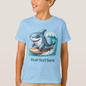 Fun Summer shark tekst unisex toevoegen T-shirt (Voorkant)