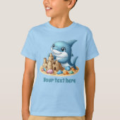 Fun Summer shark tekst unisex toevoegen T-shirt (Voorkant)