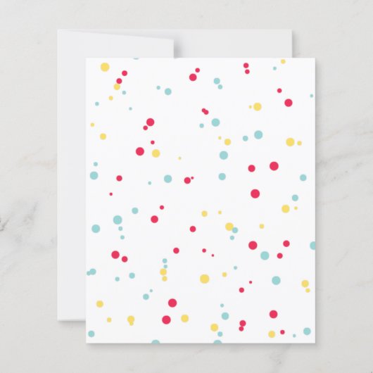 Fun Summer Swimming Pool Party Birthday  (Achterkant)