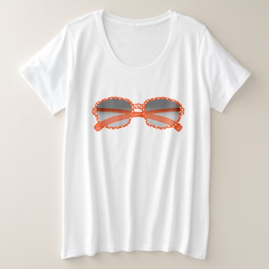 Fun Summer t-Shirt met Oranje zonnebril (Design voorkant)