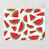 Fun Summer Watermelon Fruit Briefkaart (Voorkant)