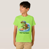 Fun Summer zee schildpad tekst unisex toevoegen T-shirt (Voorkant volledig)
