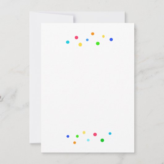 Fun & Sun Family Reunion Flat Save The Date Kaart (Achterkant)