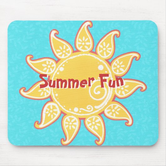 Fun Sun Mousepad Muismat (Voorkant)