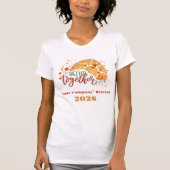 Fun Sun Retro Beter Samen Gepersonaliseerd Naam Ja T-shirt (Voorkant)