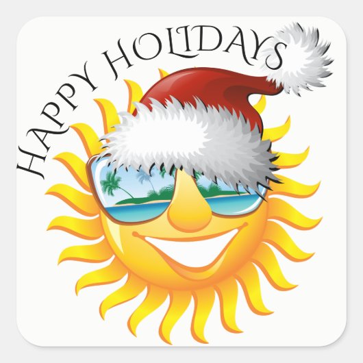 Fun Sun Sticker HolidayZDayZ (Voorkant)