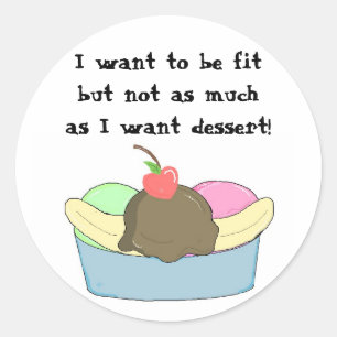 Fun Sundae Ronde Sticker