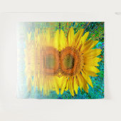 Fun Sunflower Photo Backdrop Tapestry Wandkleed (Voorkant (horizontaal))