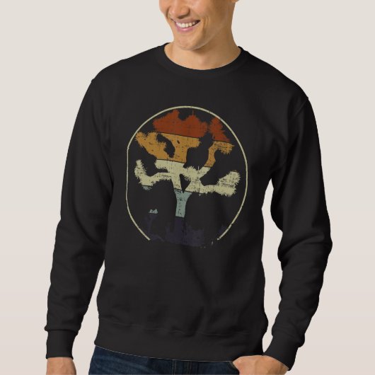 Fun Sunset Joshua Tree Graphic Gift Idee Trui (Voorkant)