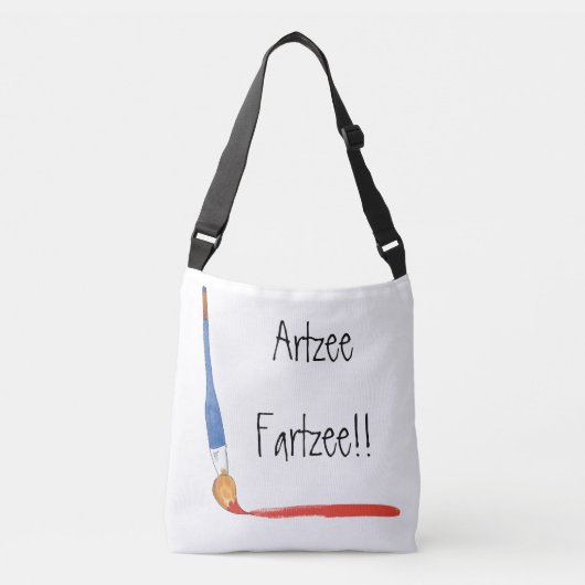 Fun Super Cute Artzee Fartzee-artiesten Crossbody Tas (Voorkant)