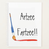 Fun Super Cute Artzee Fartzee-artiesten Planner (Voorkant)