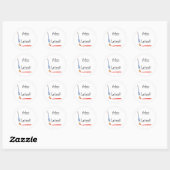 Fun Super Cute Artzee Fartzee Ronde Sticker (Vel)