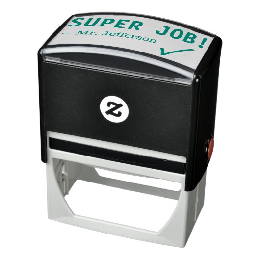 Fun "SUPER JOB!" Rubberstempel sorteren Zelfinktende Stempel (Product)
