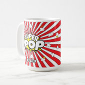 Fun SUPER POP! A 'Corny' Punny Dad Mug Koffiemok (Voorkant links)